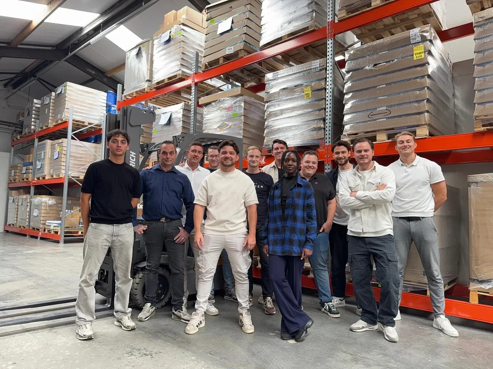 The Whisk team in the production facility in Rijnsburg